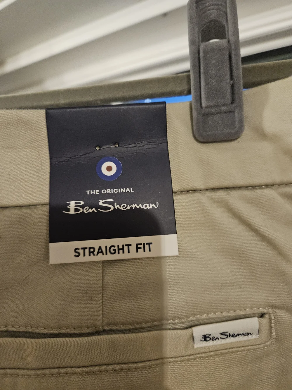 Ben Sherman Beige Chinos - Straight Leg